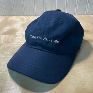 Tommy Hilfiger Embroidered Tommy Logo Baseball Cap - Sky Captain Blue